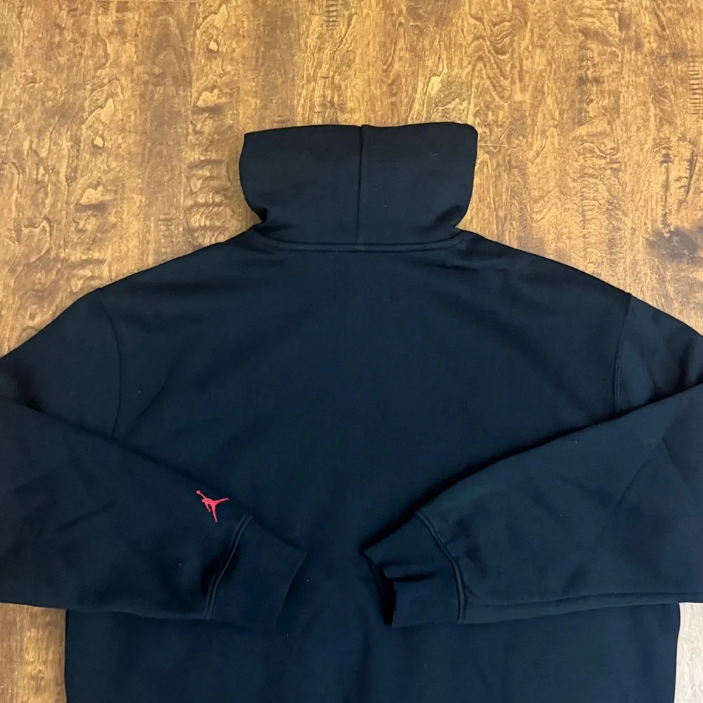 Jordan Multi Sport Chimney Black Graphic Hoodie Size L